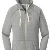 Ladies New Era Sueded Cotton Full Zip Hoodie