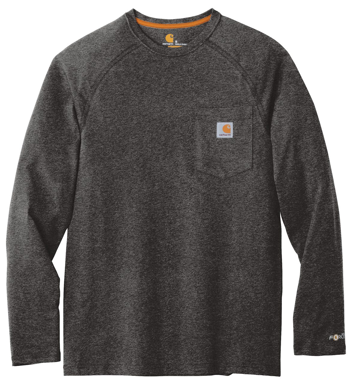 Carhartt Force ®Cotton Delmont Long Sleeve T-Shirt | Rocky Mountain ...