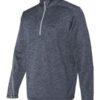 Brushed Terry Heather Quarter-Zip - Image 4