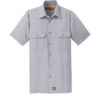 Red Kap® Men's Short Sleeve Solid Ripstop Shirt - Image 4