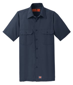 Red Kap® Men’s Short Sleeve Solid Ripstop Shirt