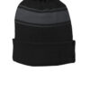 Sport Stripe Pom Pom Beanie - Image 2