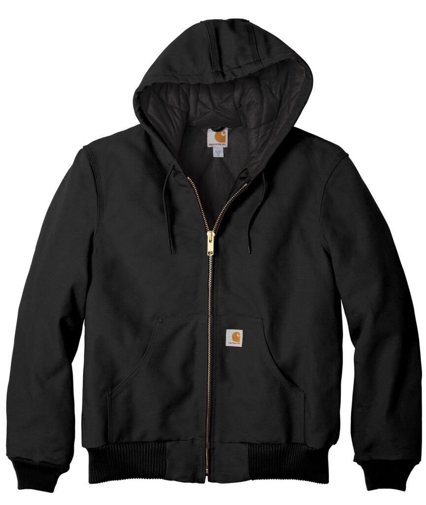 Carhartt ® Tall Quilted-Flannel-Lined Duck Active Jac