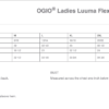 OGIO Luuma Tunic Size Chart