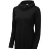 Ladies PosiCharge ® Tri-Blend Wicking Long Sleeve Hoodie - Image 2