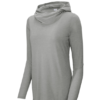 Ladies PosiCharge ® Tri-Blend Wicking Long Sleeve Hoodie - Image 3