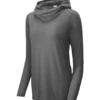 Ladies PosiCharge ® Tri-Blend Wicking Long Sleeve Hoodie - Image 5