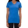 Allmade Ladies Tri-Blend V-neck T-Shirt - Image 6