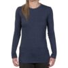 Allmade Ladies Tri-Blend Long Sleeve Crewneck Shirt - Image 5